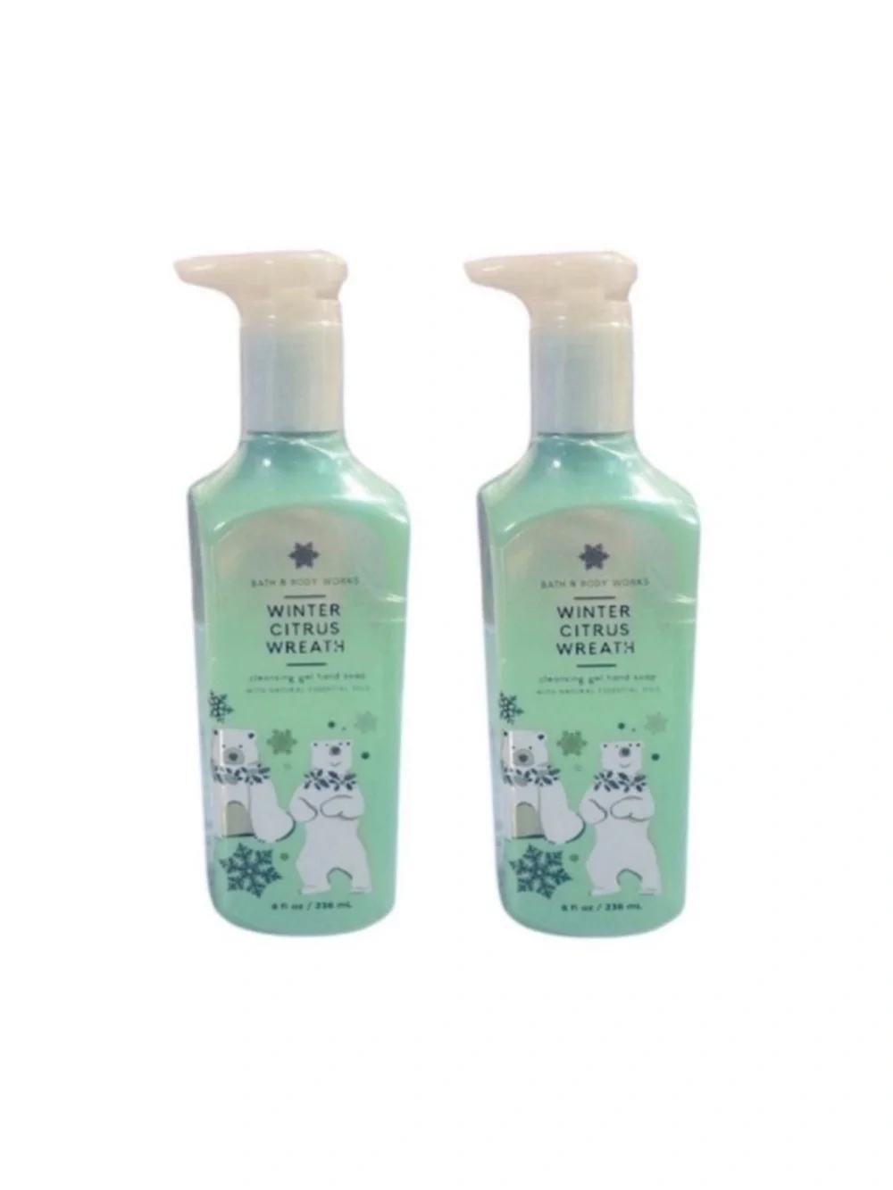 2 Winter Citrus Wreath Hand Soaps